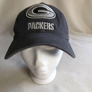 Green Bay Packers NFL Adjustable Hat Cap Grey